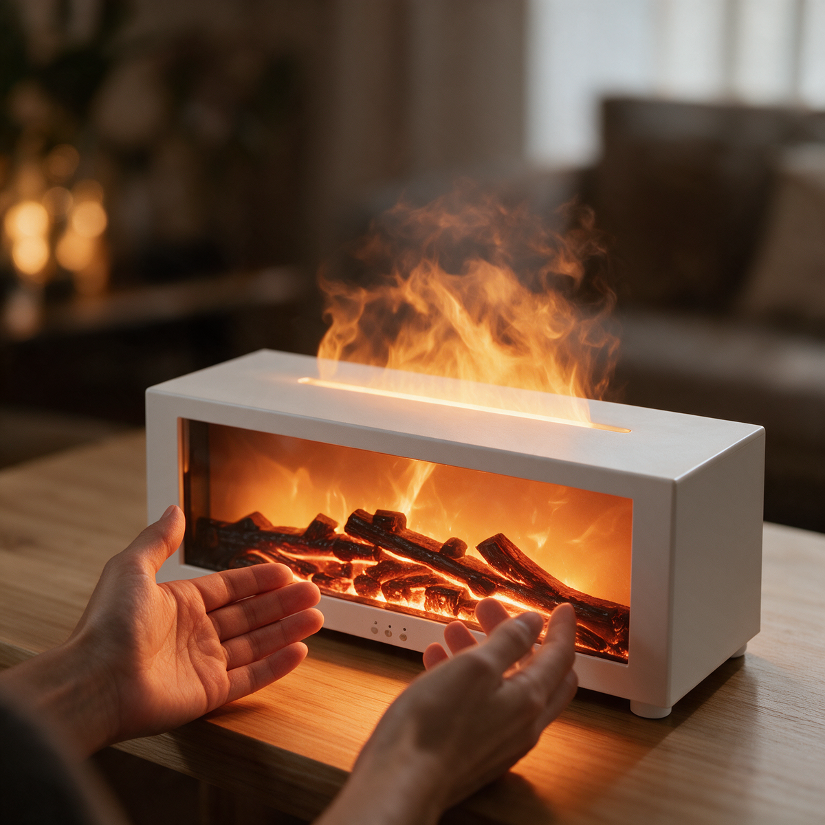 EmberZen — Difusor de Aromas con Efecto Chimenea