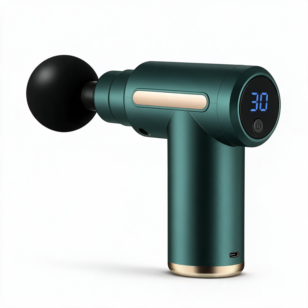 PulseZen — Mini Pistola de Masaje Fascial