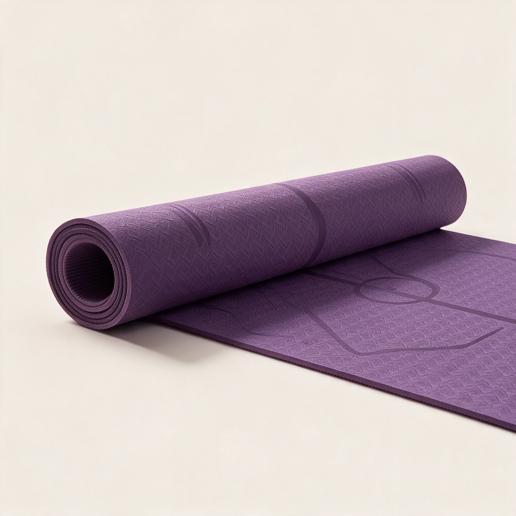 ZenFlow — Esterilla de Yoga TPE con Guía de Postura