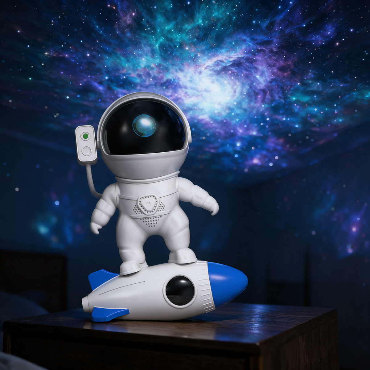 AstroGlow — Proyector Galaxia con Bluetooth