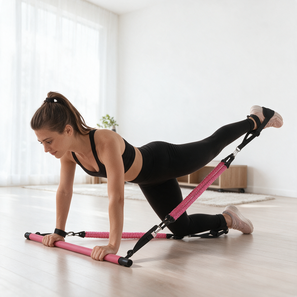 CoreFlex — Set Completo de Pilates con Bandas