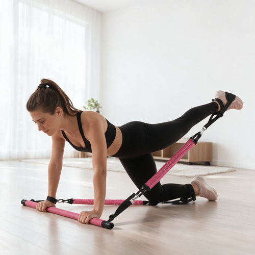CoreFlex — Set Completo de Pilates con Bandas