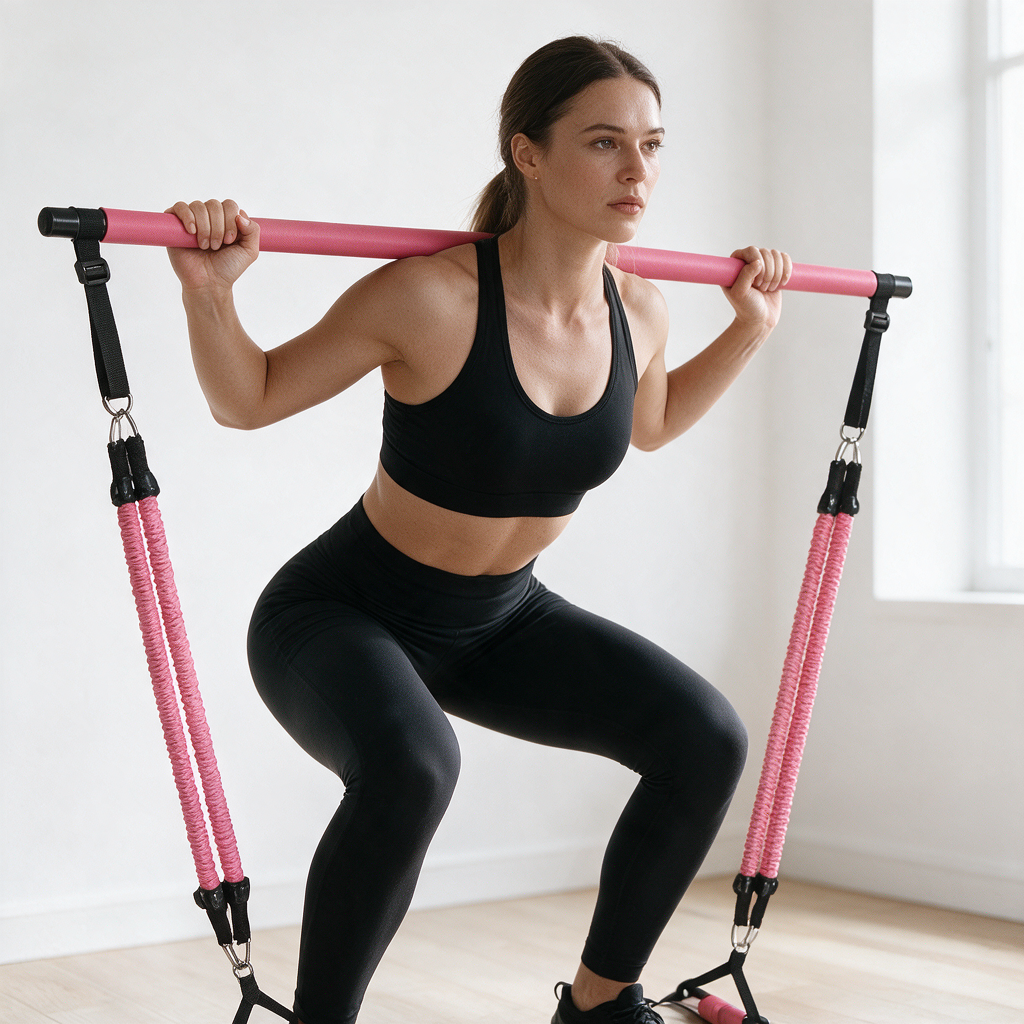 CoreFlex — Set Completo de Pilates con Bandas