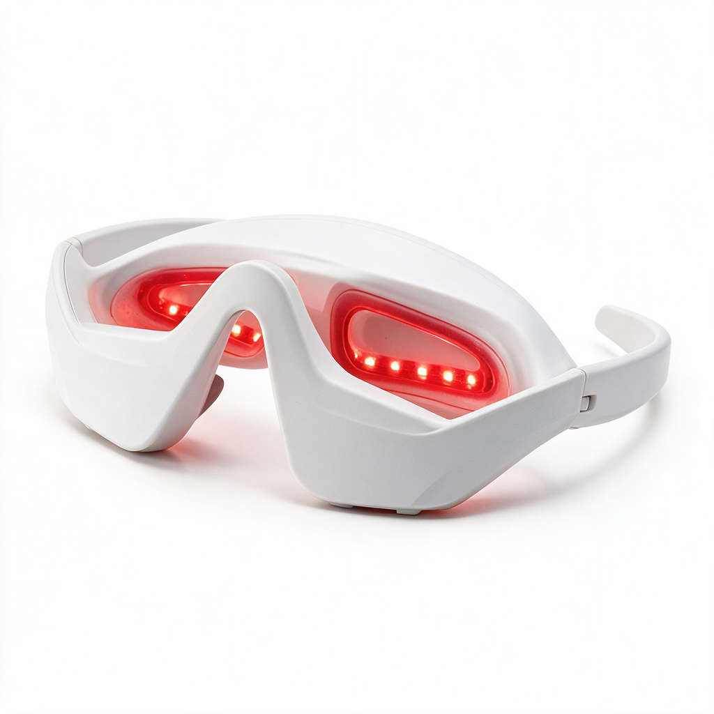 LumiEye — Masajeador Ocular EMS con Luz Roja