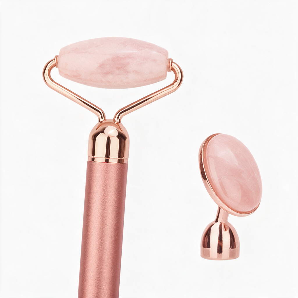 JadeZen — Rodillo Facial Vibrador 2 en 1