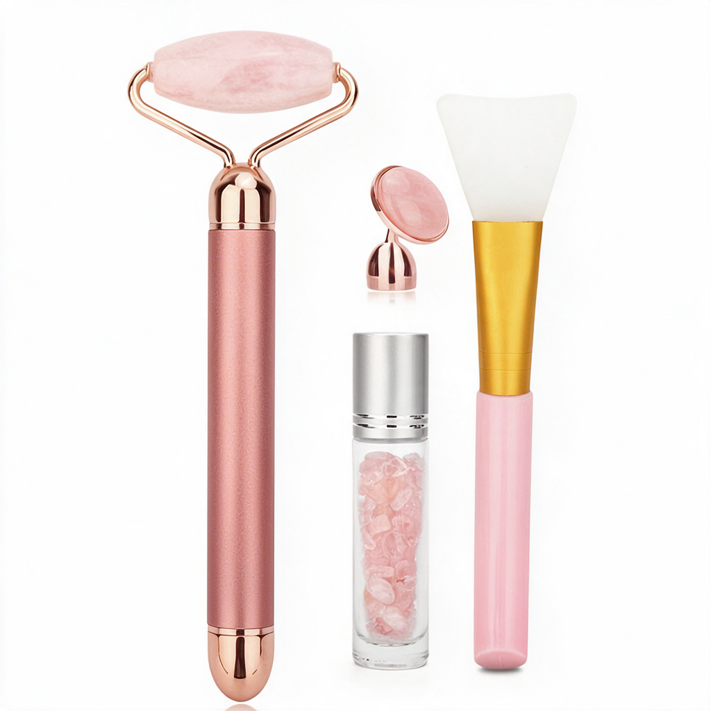 JadeZen — Rodillo Facial Vibrador 2 en 1