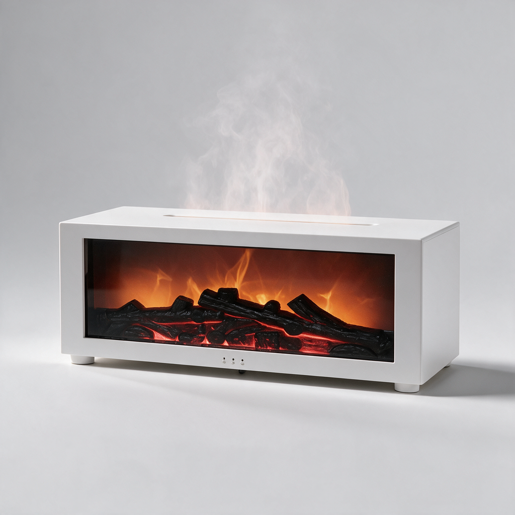 EmberZen — Difusor de Aromas con Efecto Chimenea